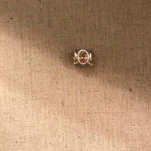 Pandora pink gem charm
